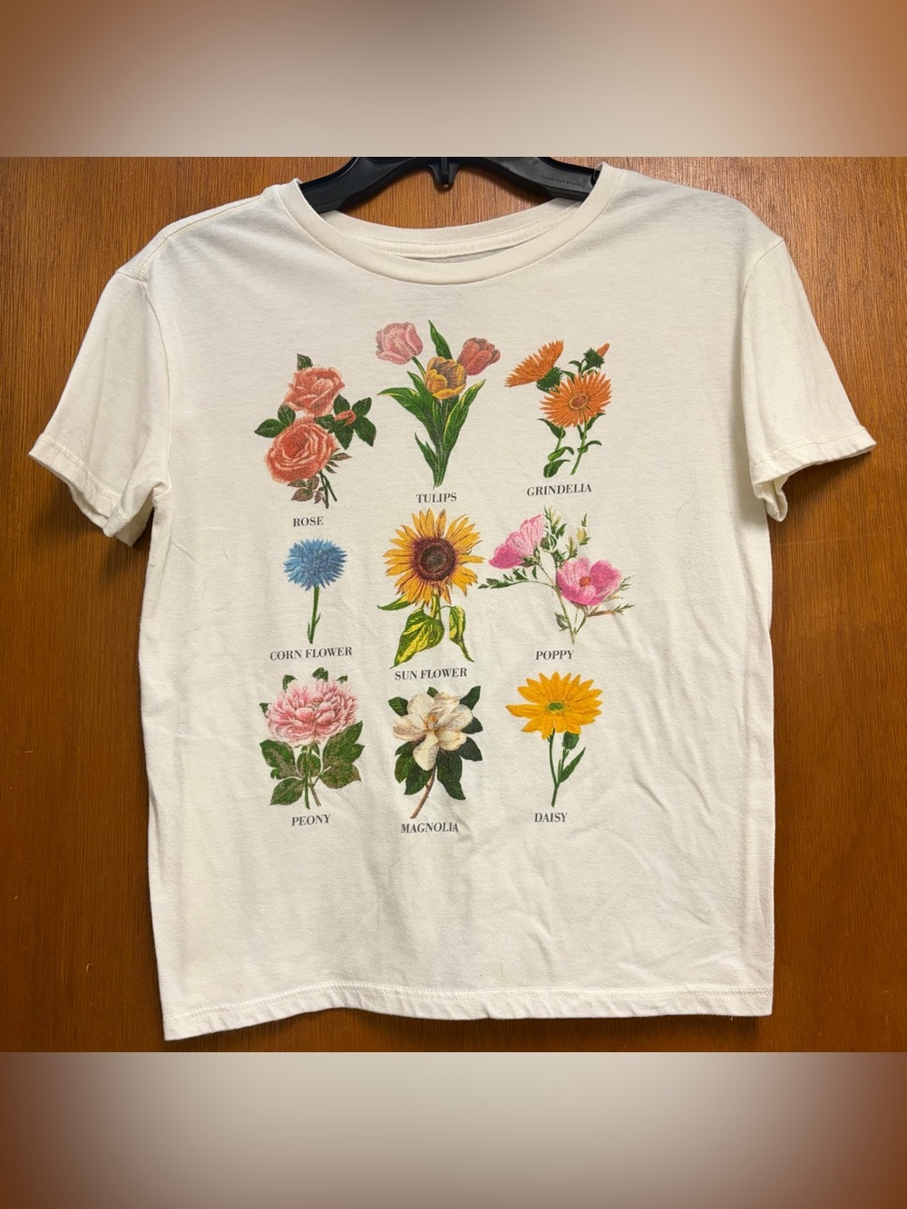 Floral Graphic Tee Multicolor Flower Prints